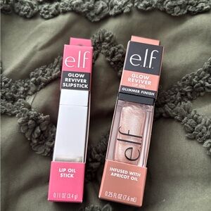 E.l.f. Lip Oil Duo - Loveslick and Crystal Baller Shades